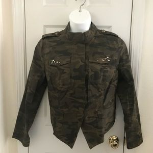 Skull blinged lightweight jacket! Lots of Detail!! Lane Bryant size 18.